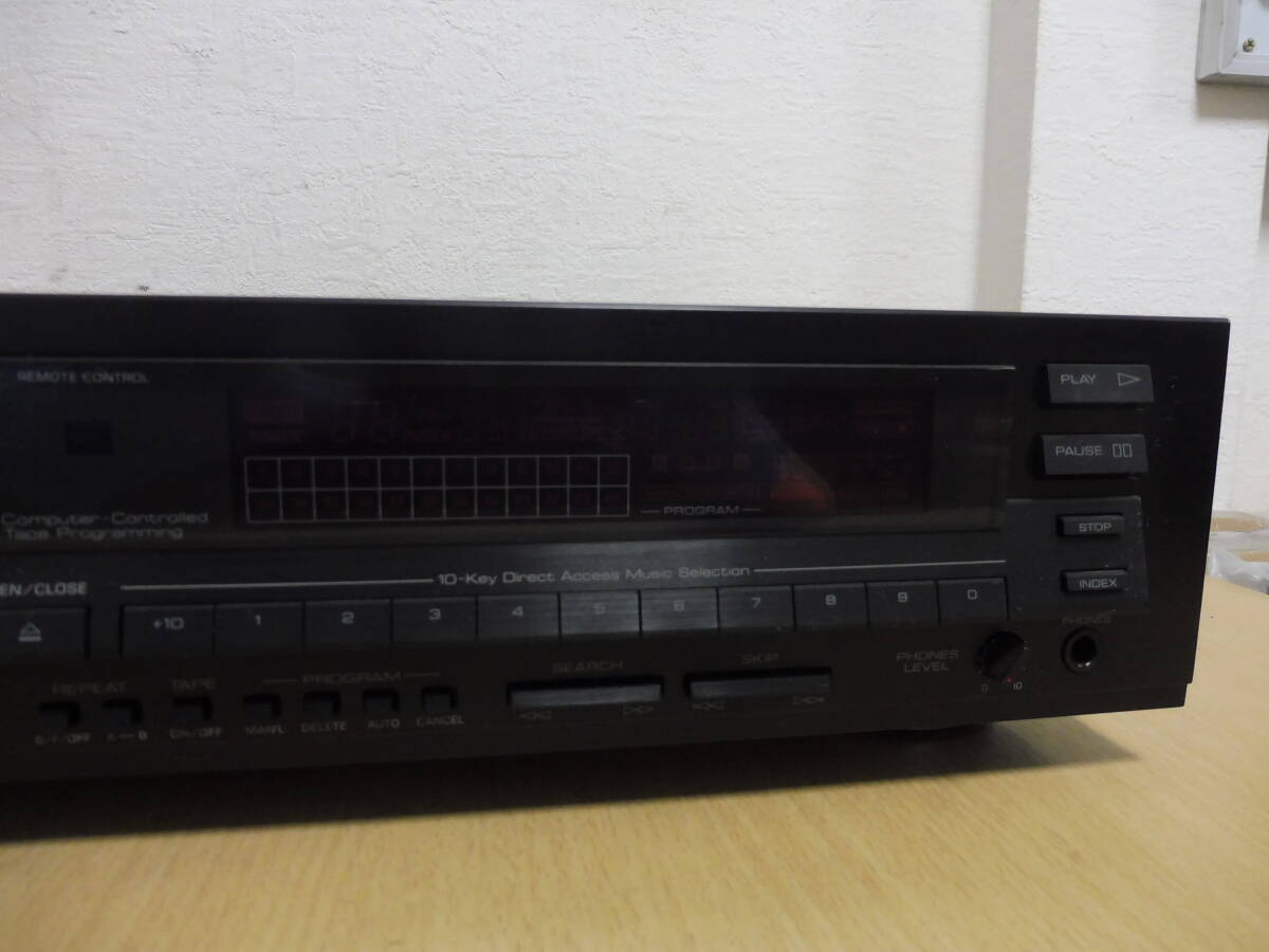 「6045/T3B」YAMAHA ヤマハ CDX-600 CDプレイヤー CDプレーヤー CDデッキ オーディオ機器 中古 現状品 通電確認済_画像5