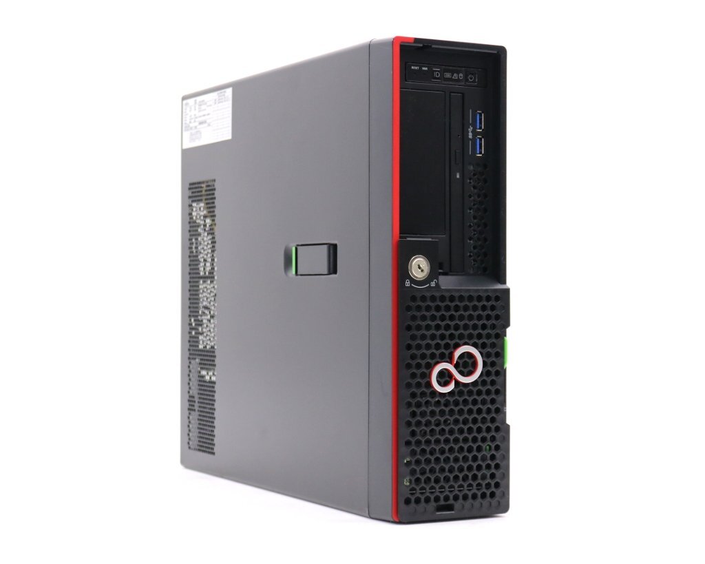 富士通 PRIMERGY TX1320 M3 Xeon E3-1220 v6 3.00GHz 16GB 900GBx2台(SAS2.5インチ/12Gbps/RAID1構成) DVD-ROM PRAID CP400i_画像1