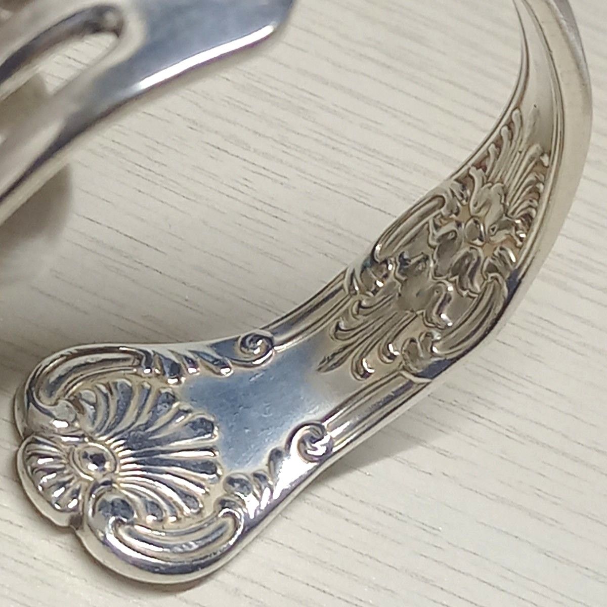 希少 Tiffany&Co ティファニー フォークバングル リング セット 希少 Tiffany&Co ティファニー フォークバングル リング セット