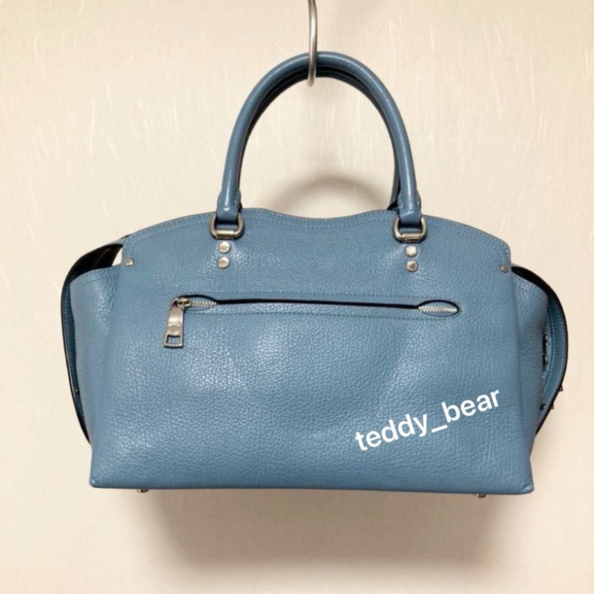 美品　COACH コーチ　67711 ブティックライン　新作　ドリュー　サッチェル　保存袋　ショルダーバッグ　ハンドバッグ レザー