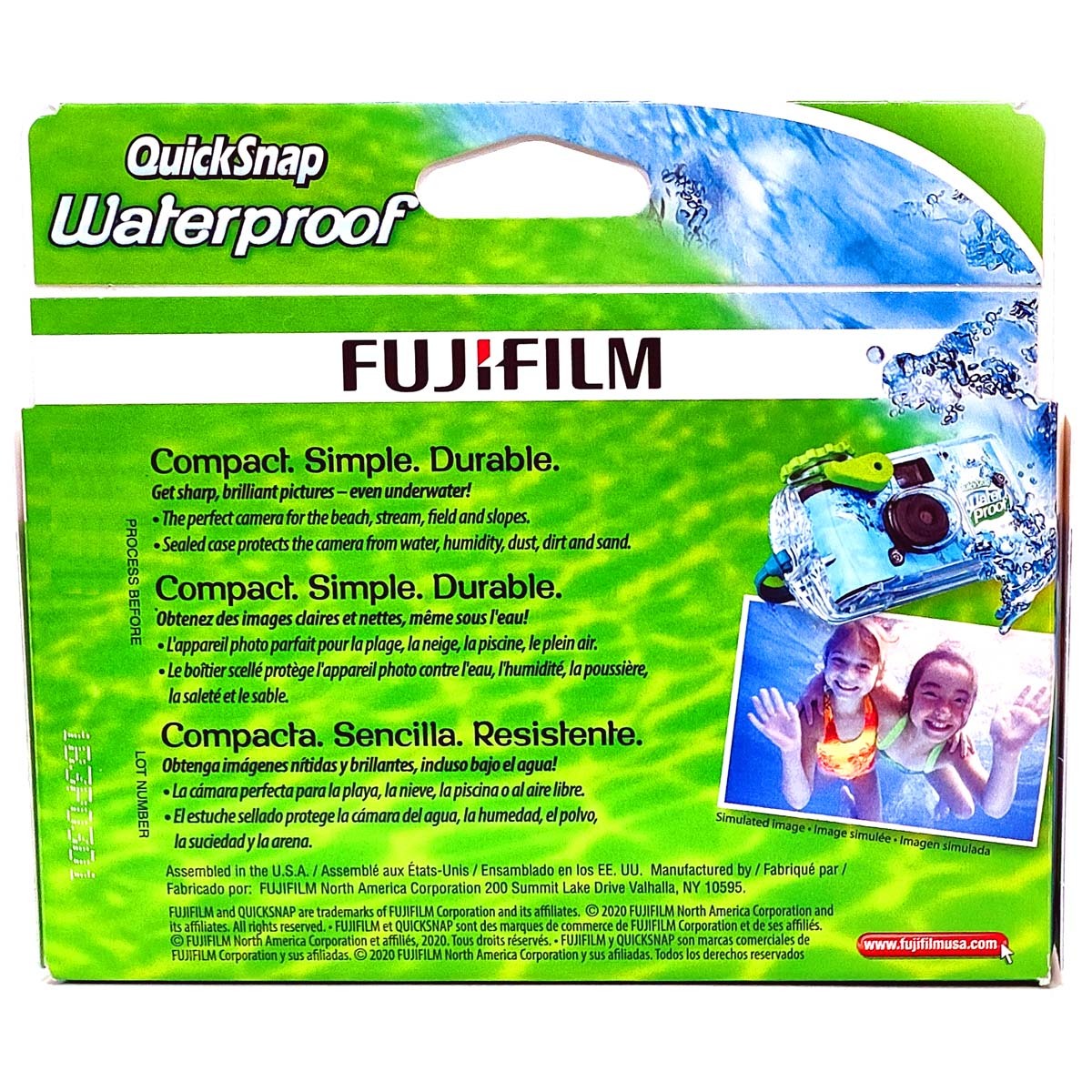 写ルンです水中 27枚撮【1個】Water proof 海外版【即決】使い捨てカメラ レンズ付フィルム★富士フイルム FUJIFILM 0074101014075 新品_画像4