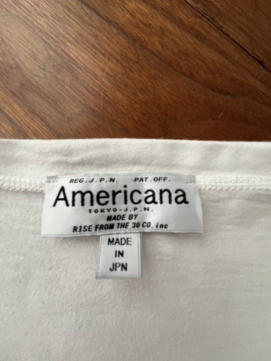 ○Americana アメリカーナ○半袖 プルオーバー カットソー Tシャツ トップス アパルトモン AP STUDIO 取扱い レディース 日本製の画像4