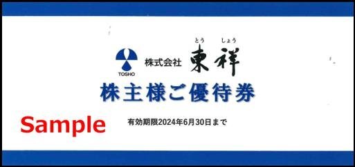 ◆06-01◆東祥 株主優待券(ホリデイスポーツクラブ施設利用券) 1枚B◆の画像1