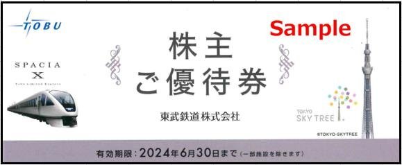 ◆06-02◆東武電鉄 株主優待冊子(東武動物公園入園券3枚 等) 2冊set-C◆の画像1