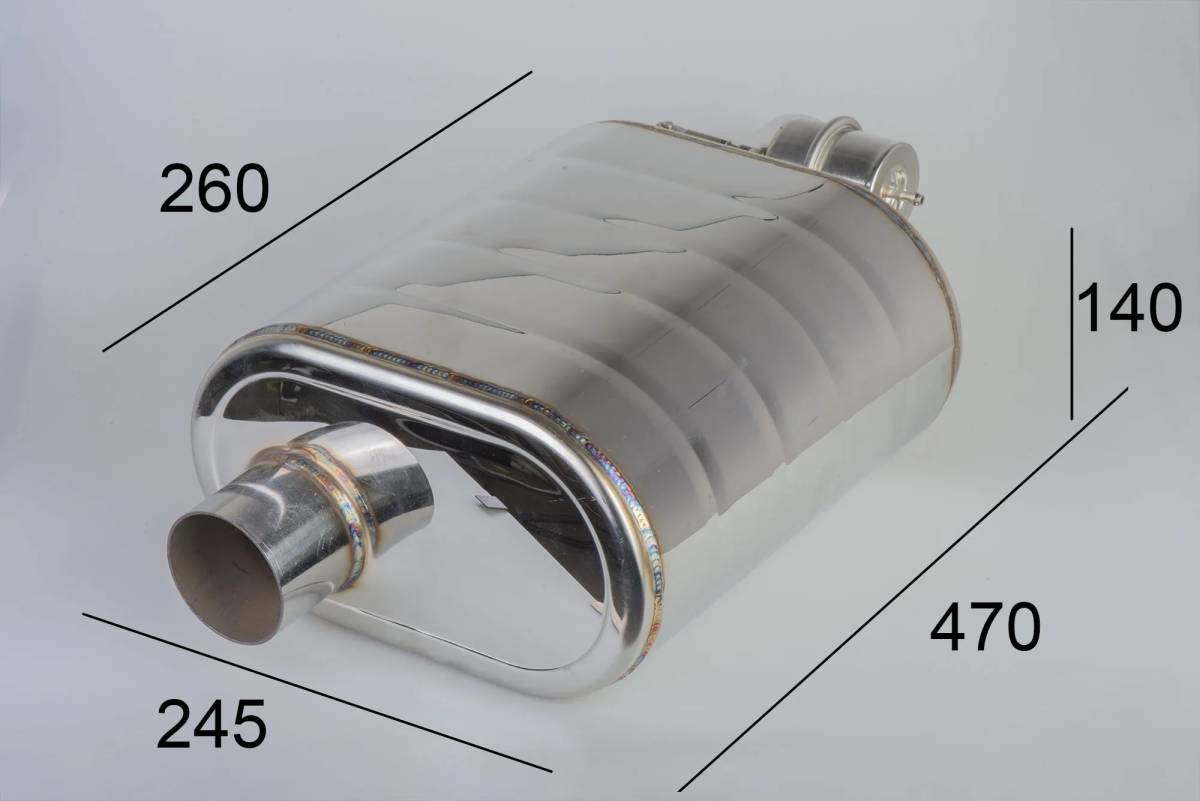 76mm all-purpose changeable valve(bulb) muffler remote control . easily volume adjustment possible minus pressure pump attaching! turbo car . possible APEX ECV