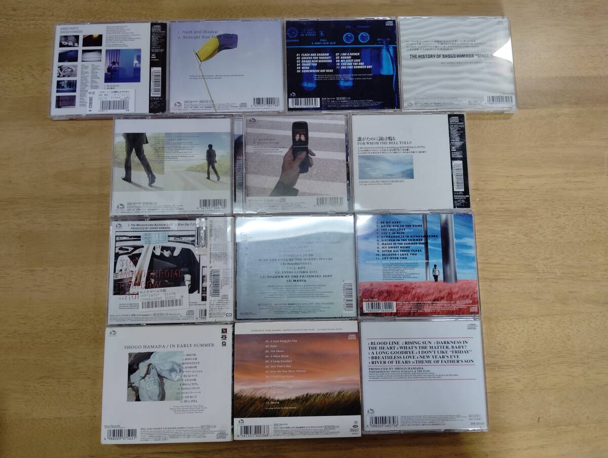  Hamada Shogo CD совместно 13 шт. комплект ROAD OUT &#34;TRACKS&#34; / первый лето. примерно ~In Early Summer~/ FATHER\'S SON / Hamada Shogo монохромный -m. радуга др. 