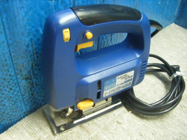  beautiful goods * earth man o-bitaru jigsaw EJS-20 dial type less . change speed cutting machine vessel tool 