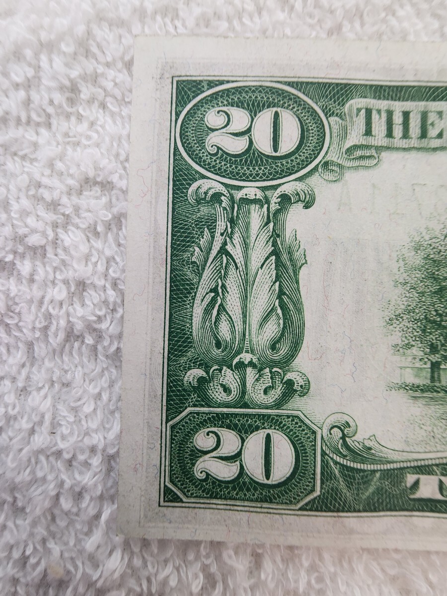* редкий * America 1934 год 20 доллар светло-зеленый старый банкноты зарубежный банкноты World Paper Money