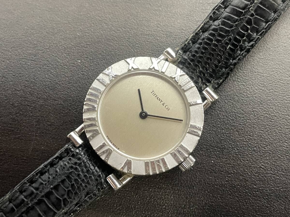 1円 ～ TIFFANY&CO ティファニー アトラス クォーツ シルバー925 レディース腕時計の画像1