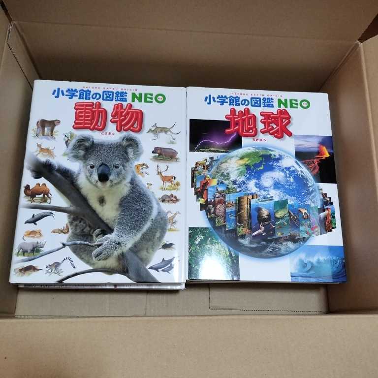  Shogakukan Inc.. иллюстрированная книга NEO 10 шт. животное / растения / насекомое / рыба / птица / земля / динозавр / человек / езда было использовано / разведение . наблюдение состояние хороший 