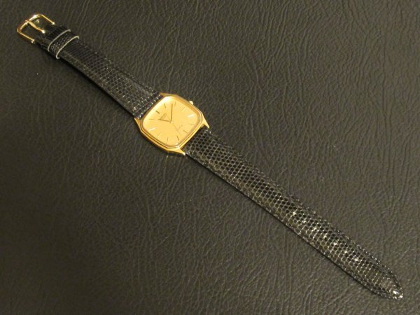 セイコー ドルチェ 14K 9521-5190 ゴールド 美品 革バンド(社外品) クォーツ 時計 ヴィンテージ オールド アンティークの画像5