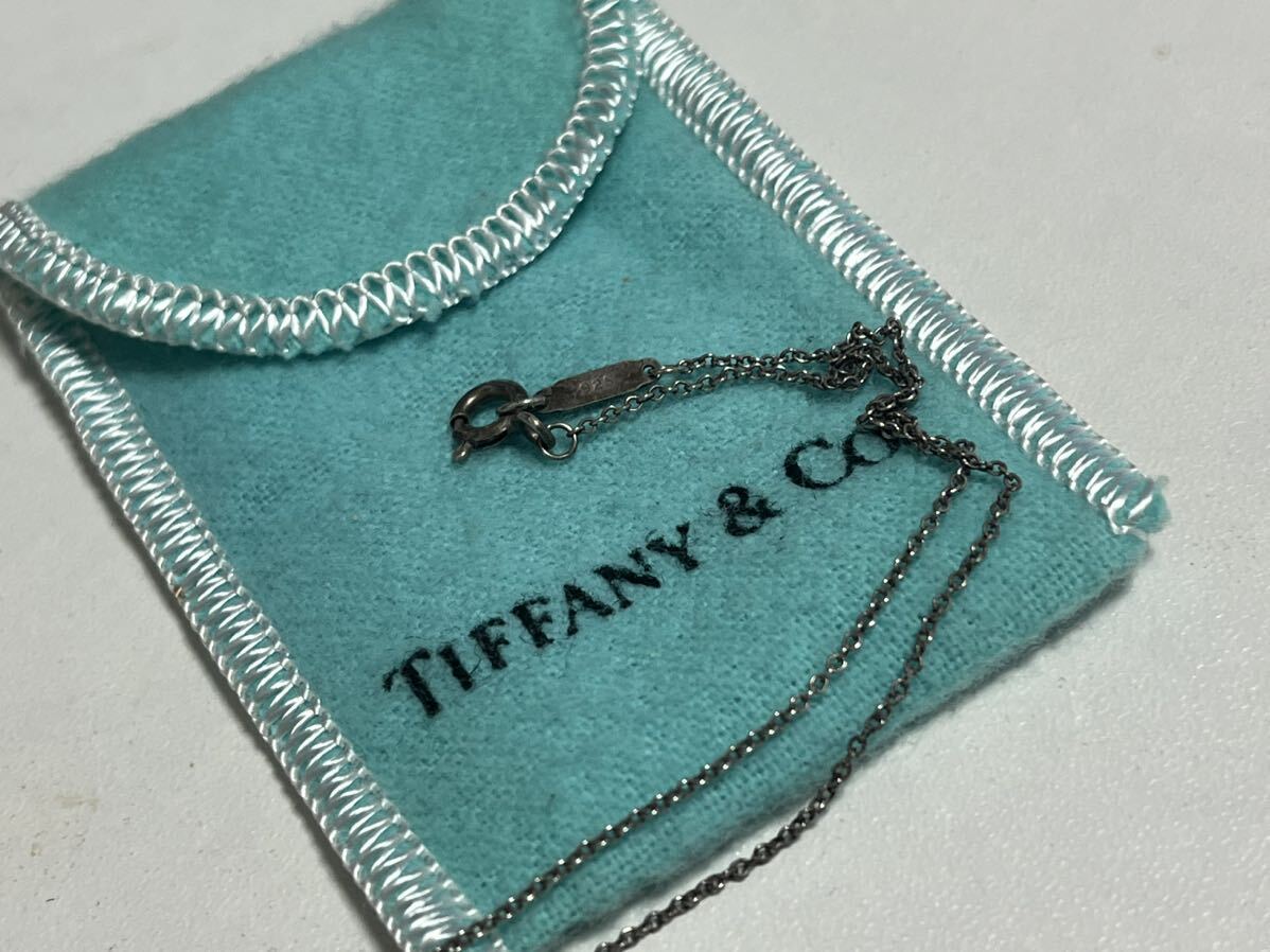 1円〜【TIFFANY&Co.】ティファニー ネックレス リターントゥ ダブルハート 750&925(18金&925銀) アクセサリー ペンダント ［重量:3.35g］の画像4