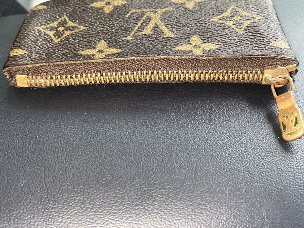 1円〜☆LOUIS VUITTON☆ ルイヴィトン 小銭入れ モノグラム ブラウン系 コインケース コンパクト ポシェットクレ の画像8