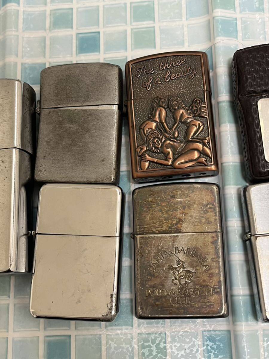 ☆Zippoなど ライターまとめて☆ ZIPPO ジッポ ジッポー ライター 喫煙具 喫煙グッズ タバコ ビンテージ レトロ 希少品 合計9個の画像3