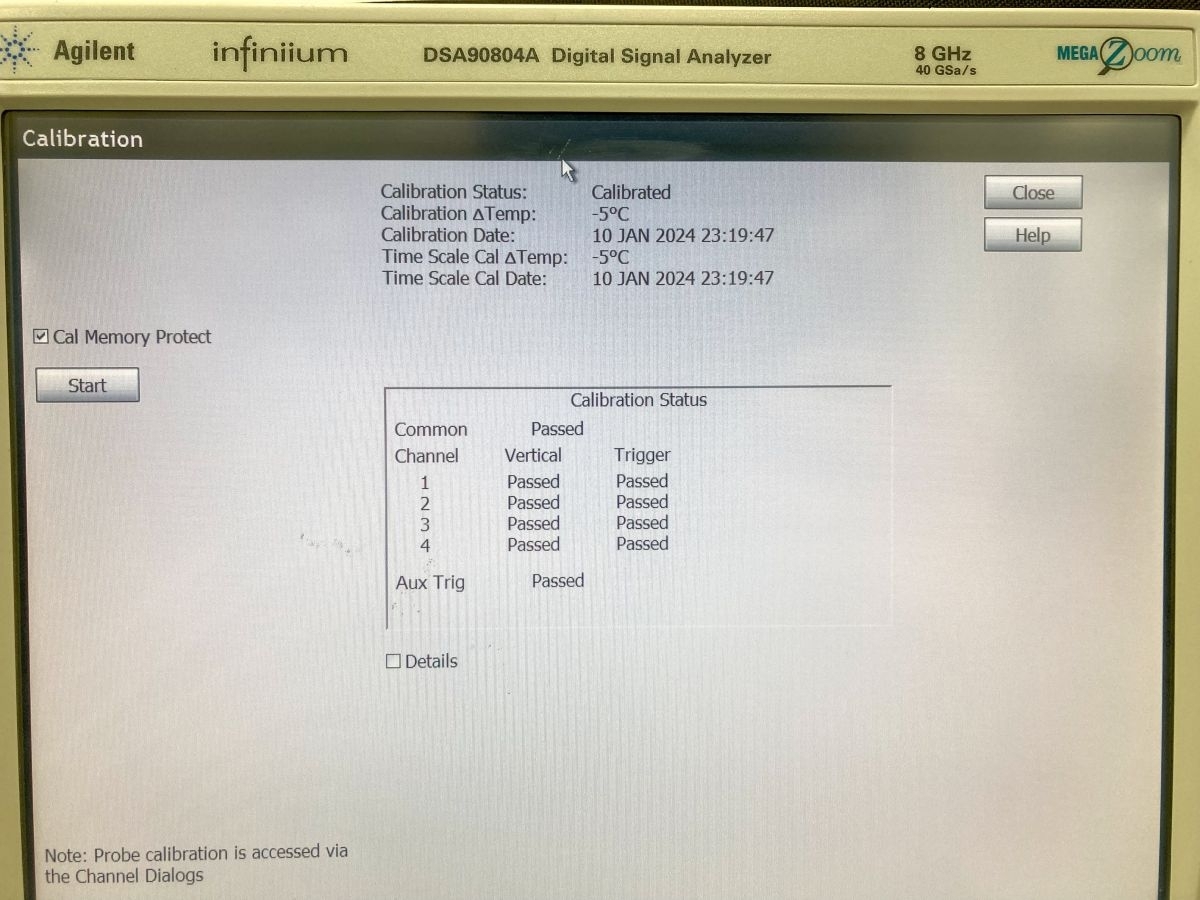 【正常動作品】Agilent DSA90804A DSA etc Infiniium 8GHz オシロスコープ_画像3