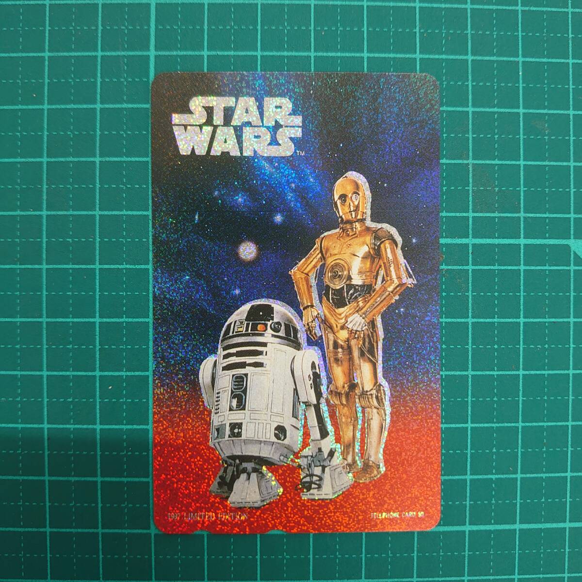 ＃3734B【未使用 テレカ 50度 STAR WARS/スターウォーズ C-3PO R2-D2 LIMTED EDITON 美品 保管品】の画像1