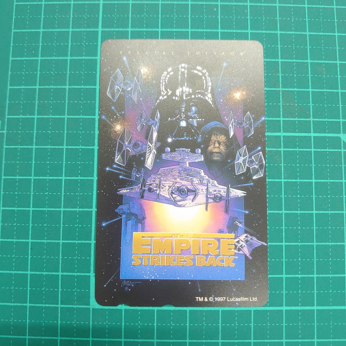 #3734K[ unused telephone card 50 times STAR WARS/ Star Wars THE EMPIPE STRIKES BACK/ The Empire Strikes Back SPECIAL EDITION beautiful goods storage goods ]