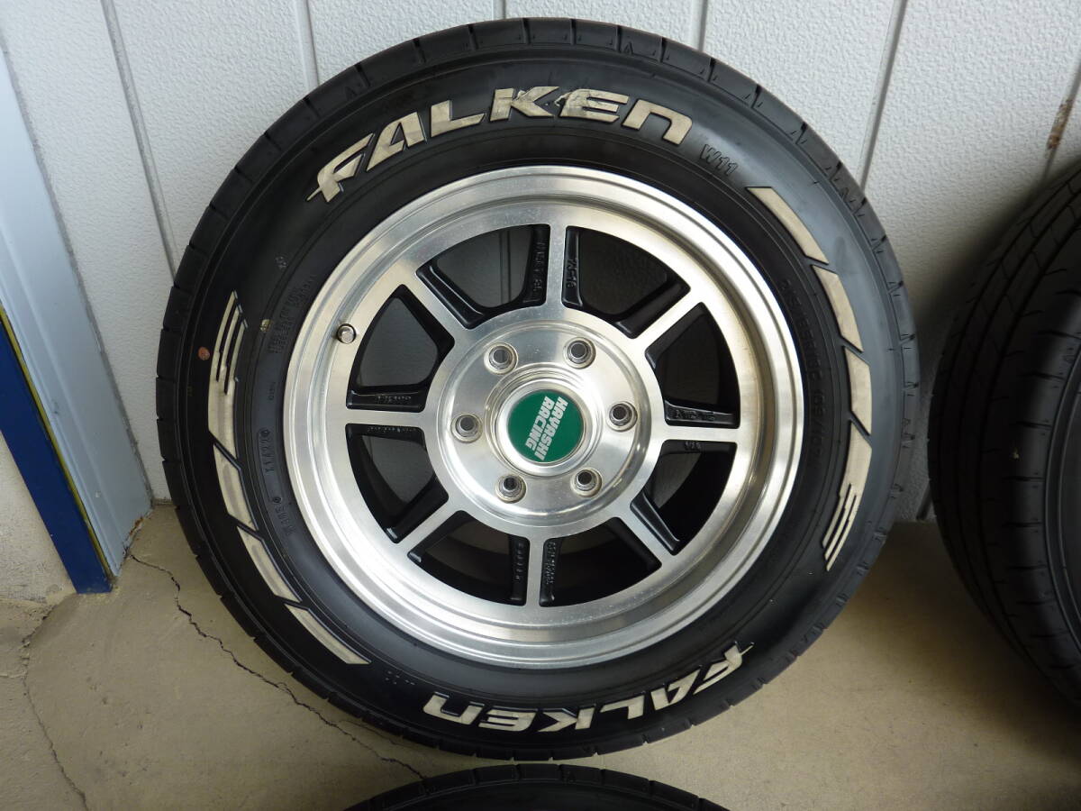 ハイエースＶ 200系 215/65Ｒ１６ 8部山 ハヤシレーシング マックガード ブラック袋ナット20個のセット の画像2