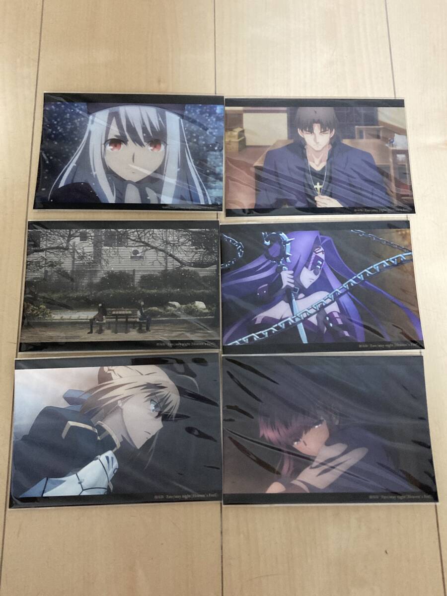 Fate stay night Heaven's Feel ビジュアルコレクション 大型メタリックカード バラパック未開封23袋＋開封済みカードセットの画像2