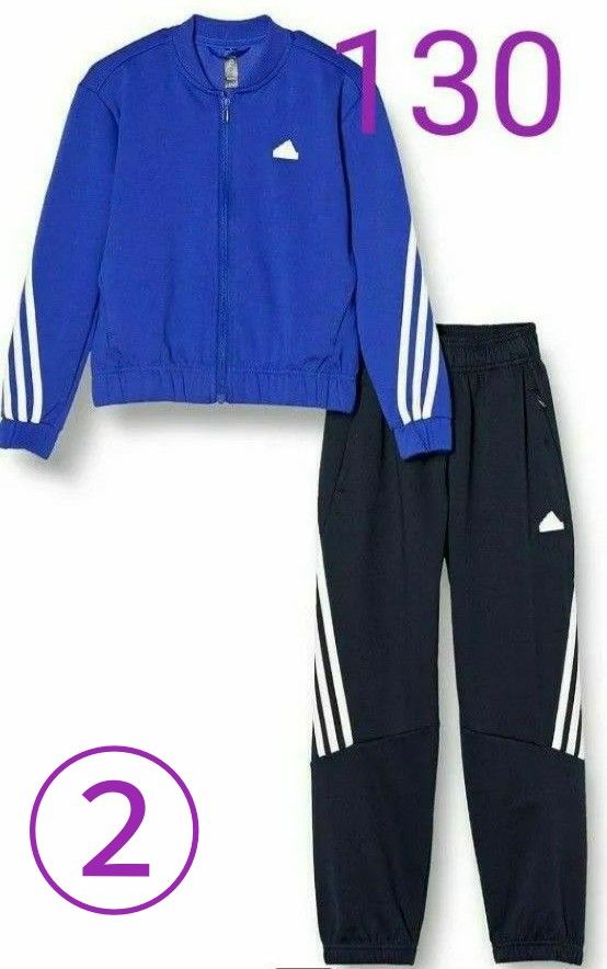 adidas 上下セット　130　②