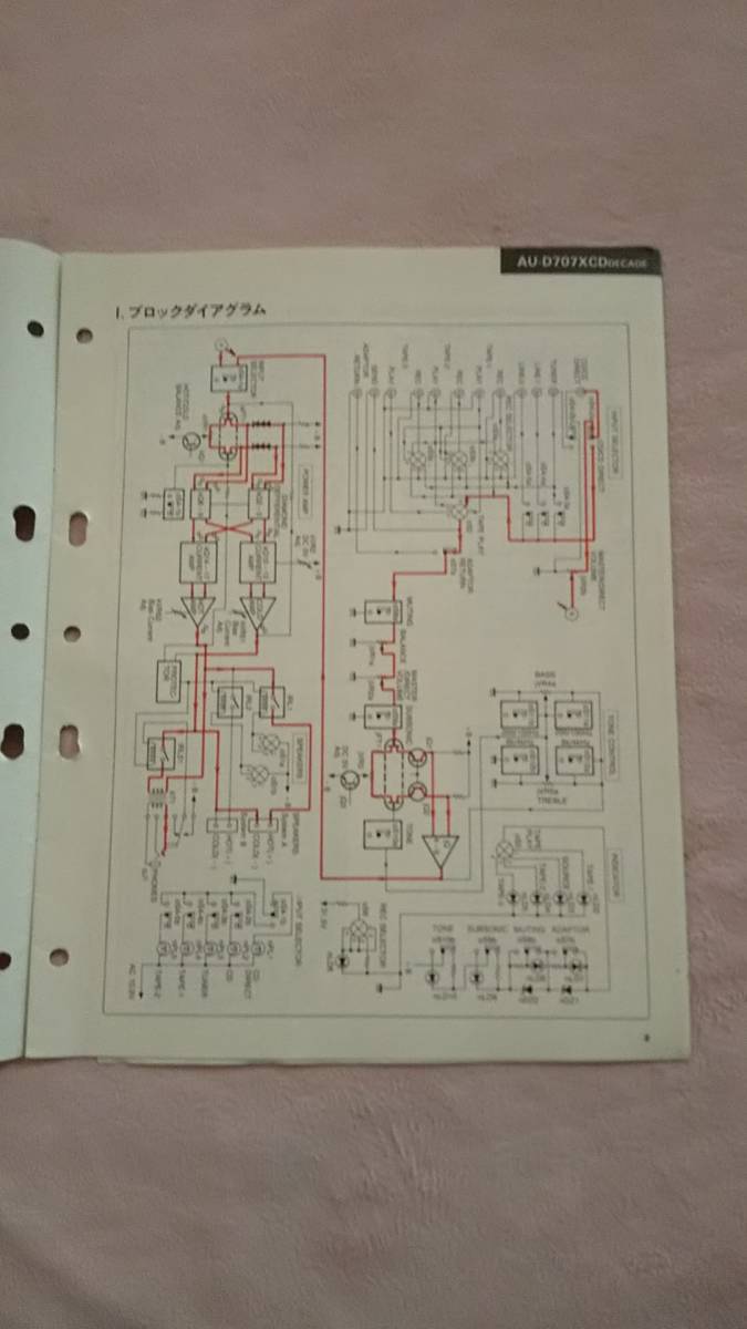 サンスイのアンプAU-Dシリーズの回路図入りサービスマニュアル1機種分_画像2