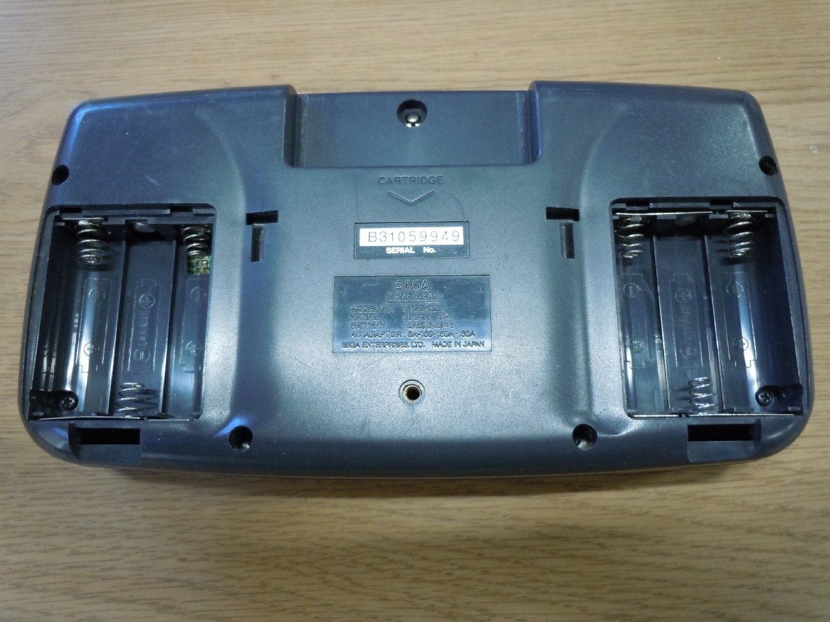 【中古】セガ GAME GEAR ゲームギア 本体 ジャンクの画像4