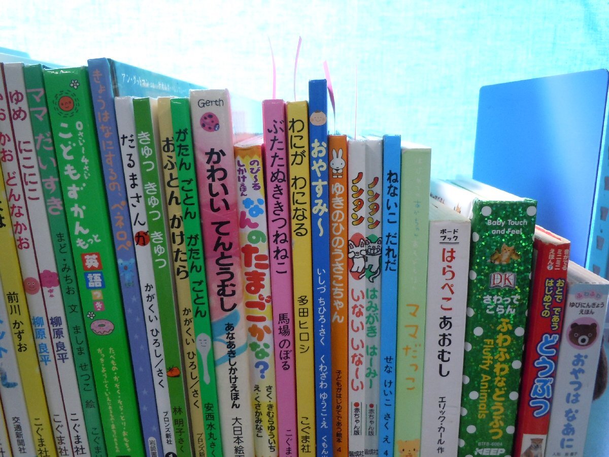 【赤ちゃん向け絵本】《まとめて43点セット》こぐまちゃんえほん/だるまさんが/ノンタン/ブルーナ/はらぺこあおむし/おふとんかけたら 他の画像3