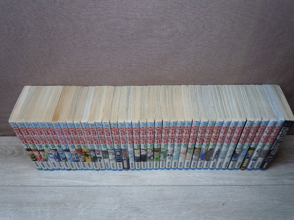 [ comics all volume set ] HUNTER×HUNTER Hunter × Hunter 1 volume ~37 volume + Hunter z* guide ....- free shipping comics set -