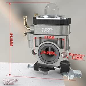 1PZ JP6-U26 ワルボロ WYJタイプ キャブレター スペーサー 燃料ホースセット プライマリーポンプ付き【排気量：26cの画像3