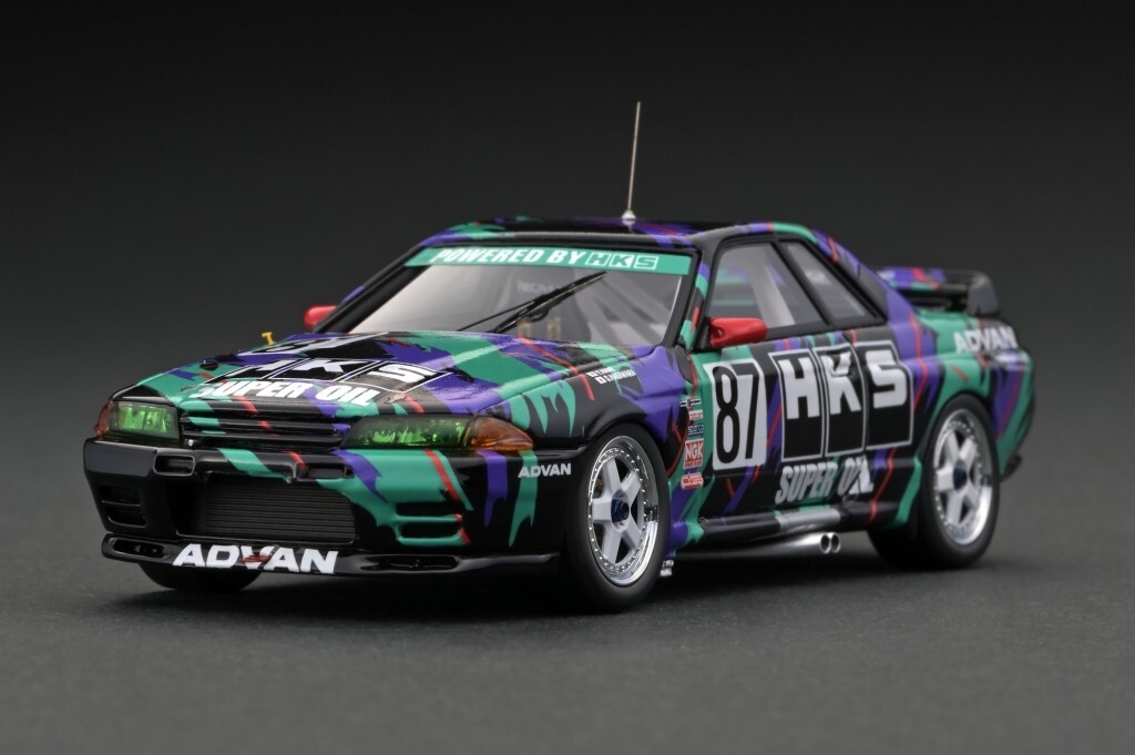 【イグニッションモデル】 1/43 HKS スカイライン (#87) 1993 JTC [IG2976]★未開封新品！の画像1