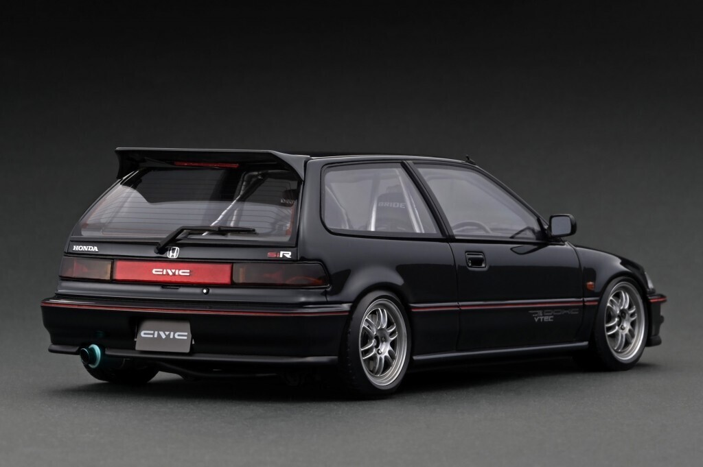 ◎【イグニッションモデル】 1/18 ホンダ シビック (EF9) SiR Black [IG3125]★未開封新品！の画像2