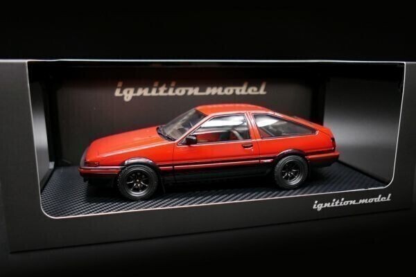 【イグニッションモデル】 1/18 トヨタ スプリンター トレノ 3Dr GT Apex (AE86) Red/Black [IG2790]★未開封新品！_画像1