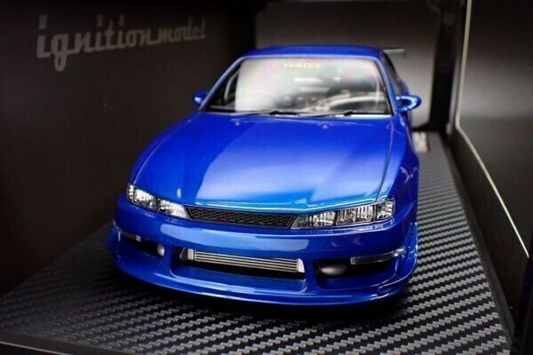 【イグニッションモデル】 1/18 ベルテックス S14 シルビア Blue Metallic [IG3085]★未開封新品！_画像3