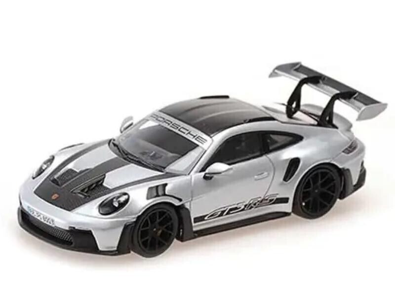 【ミニチャンプス】 1/43 ポルシェ 911 (992) GT3RS 2022 シルバー/ブラックホイール 限定 510台 [410062106]★未開封新品！_画像1