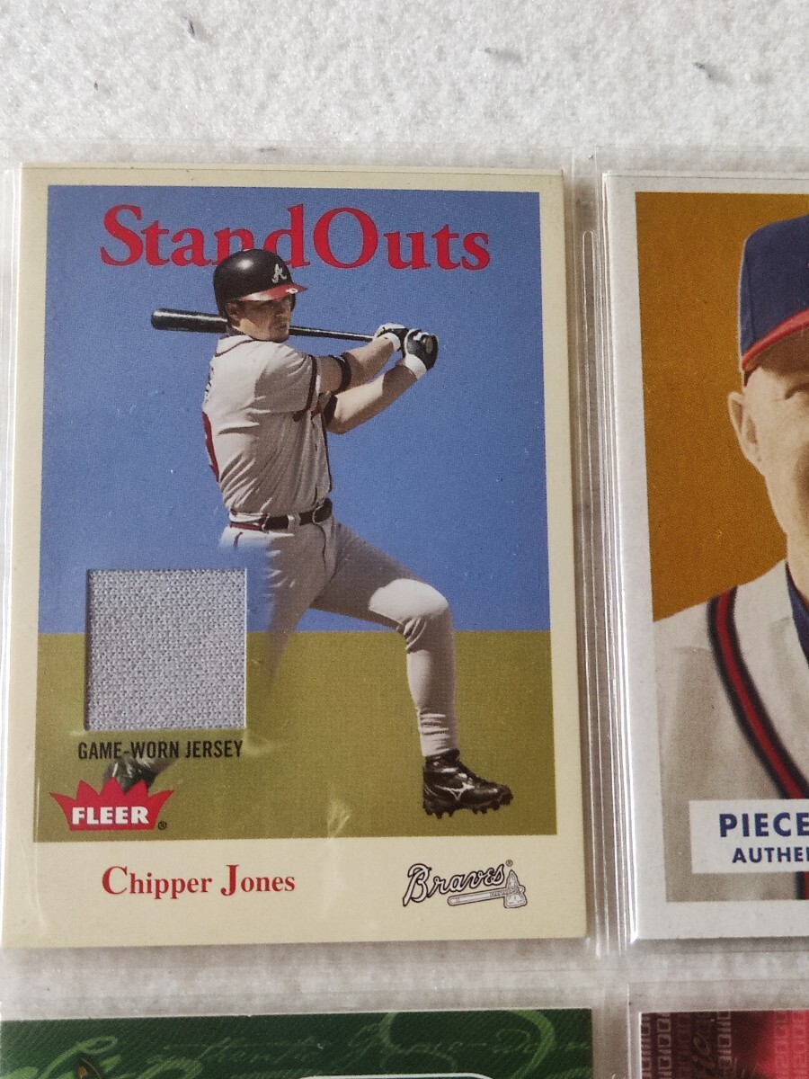 2000 2006 FLEER PLAYOFF TOPPS PACIFIC JERSEY ジャージ 9枚セット CHIPPER JONES チッパー・ジョーンズ 48/75 他の画像2