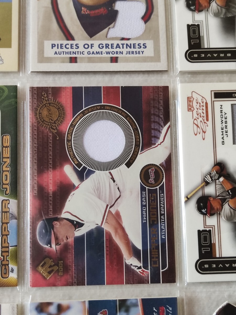 2000 2006 FLEER PLAYOFF TOPPS PACIFIC JERSEY ジャージ 9枚セット CHIPPER JONES チッパー・ジョーンズ 48/75 他の画像6