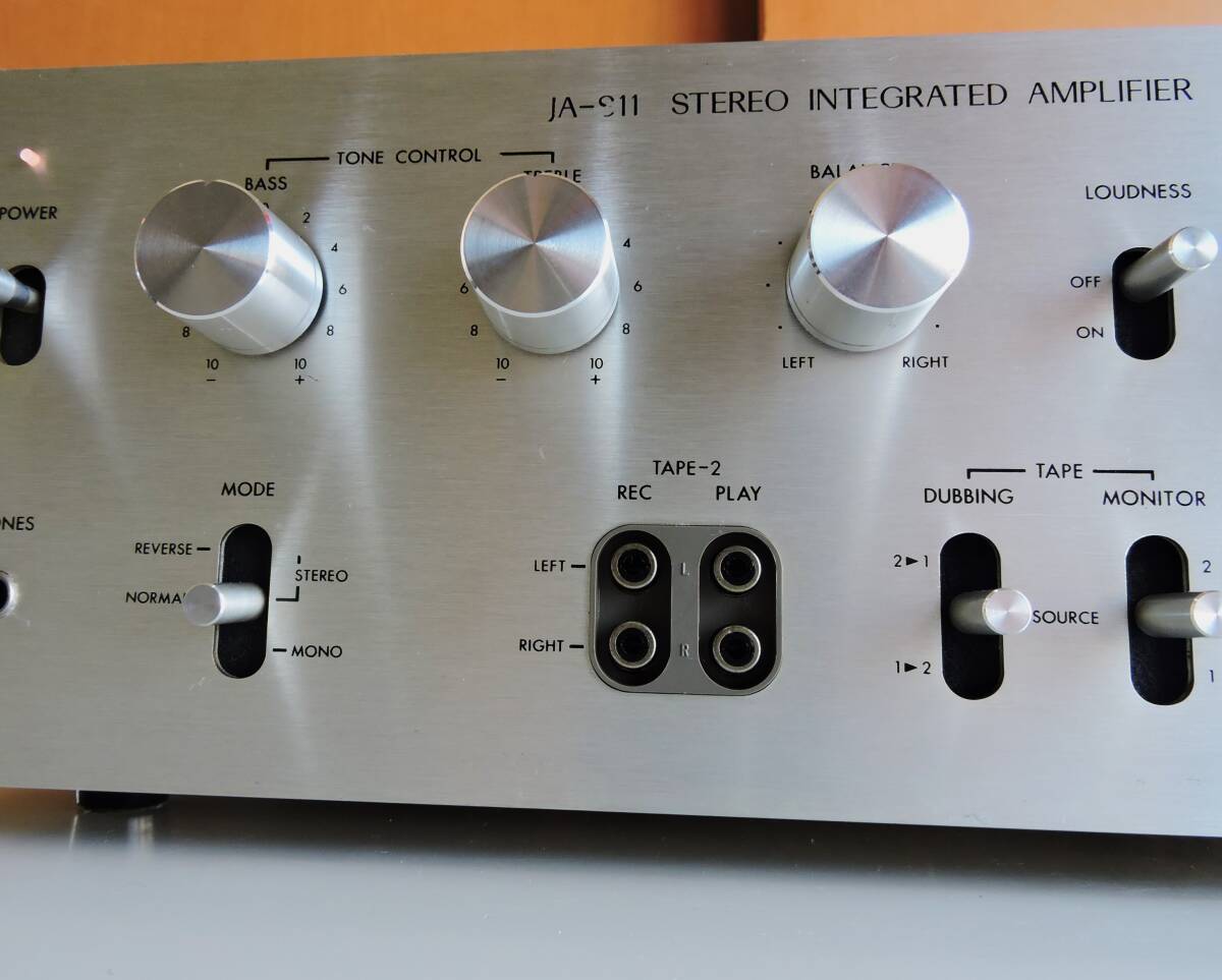 70s Victor pre-main * amplifier JA-S11 operation normal maintenance settled Showa era 51 year Vintage * audio analogue good sound 