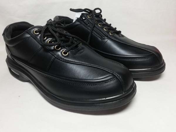  men's walking shoes black 26.0cm(4E) light weight / easy /. slide / air insole 