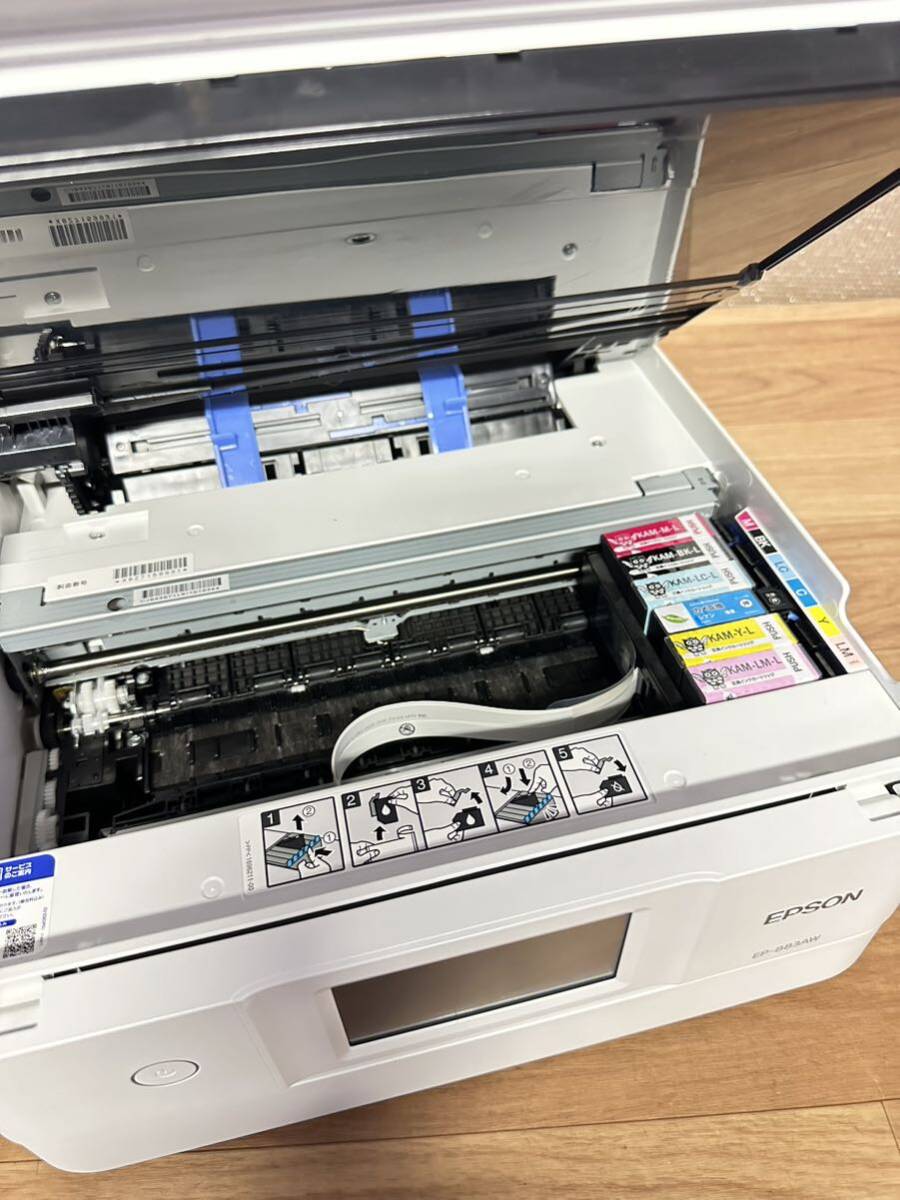 EPSON EP-883AW インク ジェット プリンター 2021年製 印刷 家電 中古品_画像8