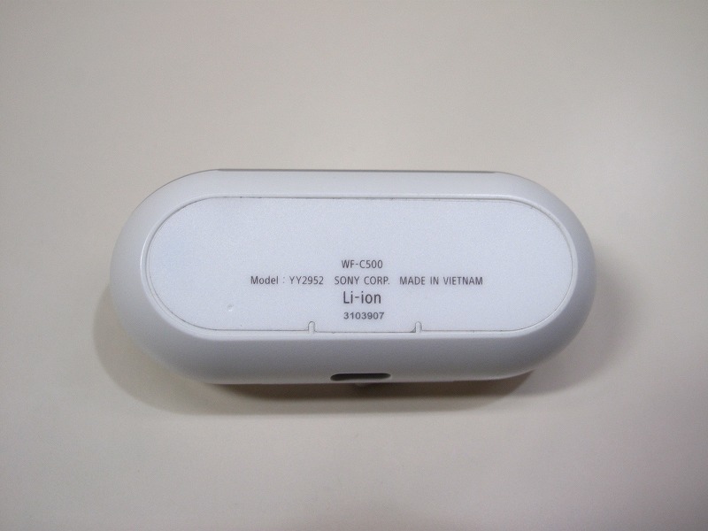 SONY　ソニー　完全ワイヤレスイヤホン WF-C500 　ホワイト　充電ケースのみの出品です。_画像8