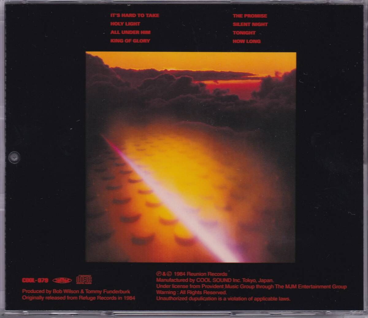AOR■THE FRONT / same (1984) レア廃盤 世界唯一のCD化盤 Tommy Funderburk(Airplay) & Bob Wilson(Seawind)!! Dan Huffの画像2