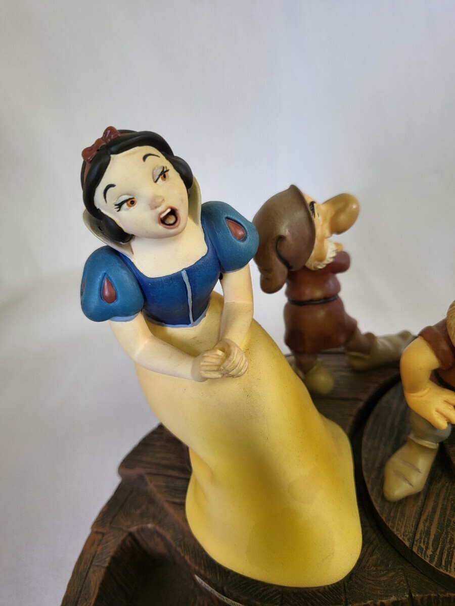 ディズニー 白雪姫 7人の小人　置物 オブジェ　小物入れ　レトロ　SNOWWHITE　_画像5