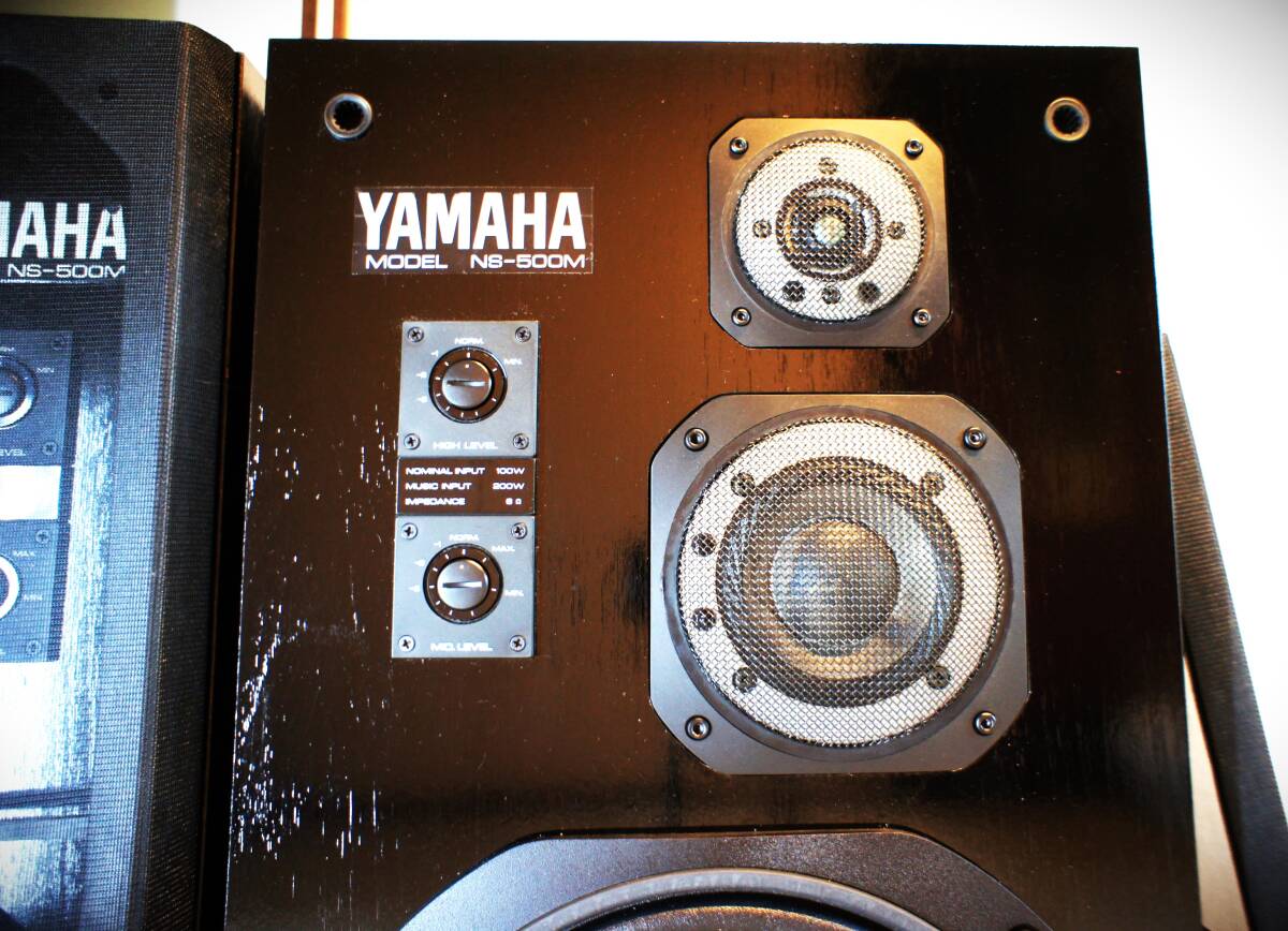 【極上美品】 YAMAHA NS-500M スピーカー整備済台座付きの画像5
