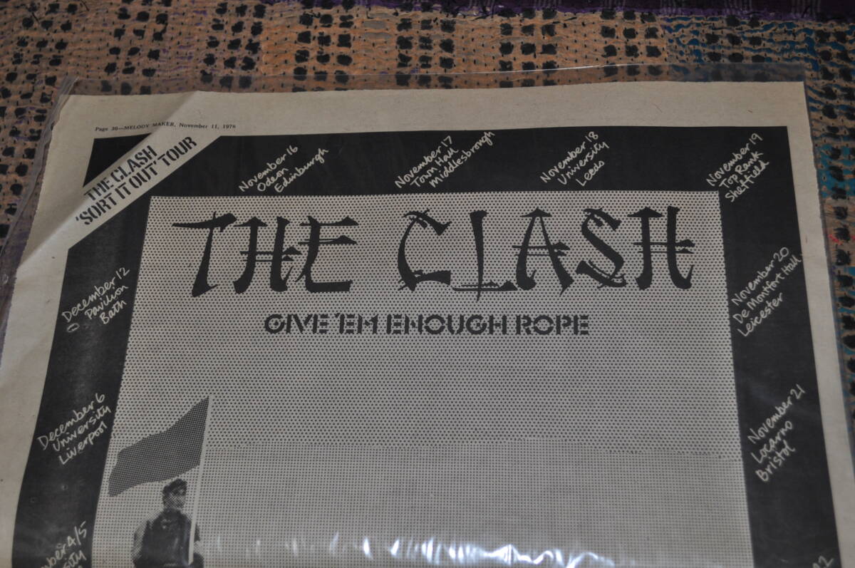 THE CLASH SORT IT OUT TOURのポスターの画像2