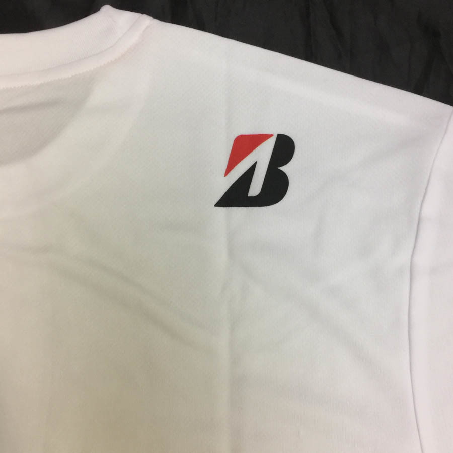 BRIDGESTONE　ブリジストン　Tシャツ　ホワイト　フリーサイズ 　ドライタイプ　ブリヂストン　新品・未使用_画像4