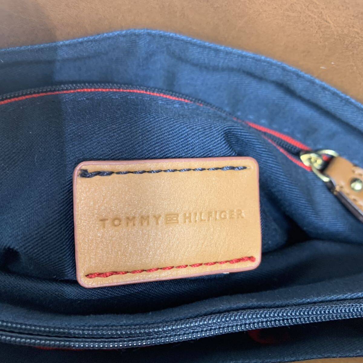 TOMMY HILFIGERデニム 2WAYハンドルバッグショルダーバッグ_画像8