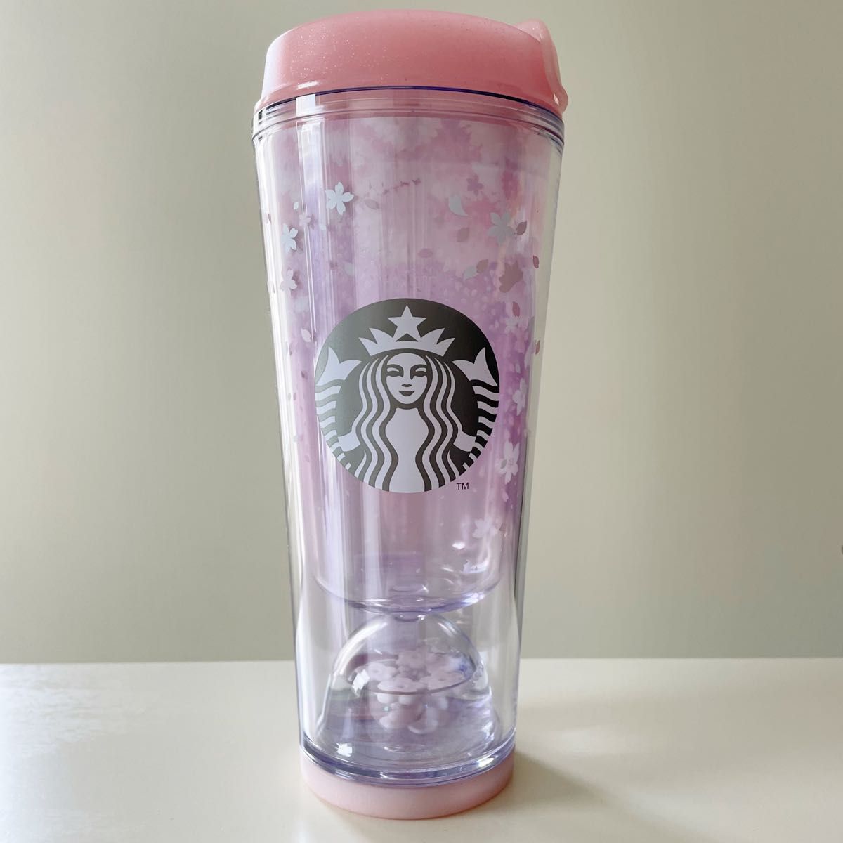 スターバックス　海外限定　さくらタンブラー 桜 355ml 12oz  新品　SAKURA 花びら　韓国　ソウル