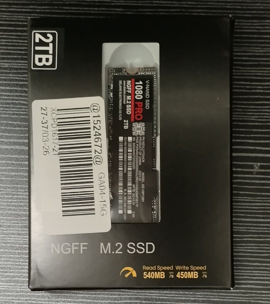 M.2 SSD 2TB SATA NGFF 内蔵型 M.2 SSD 2TB SATA NGFF 内蔵型
