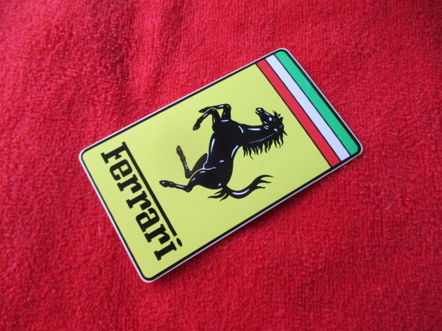 フェラーリ 純正 ステッカー シール デカール 新品 87x50 FERRARI STICKER 95992901 送料84円定形郵便_画像3