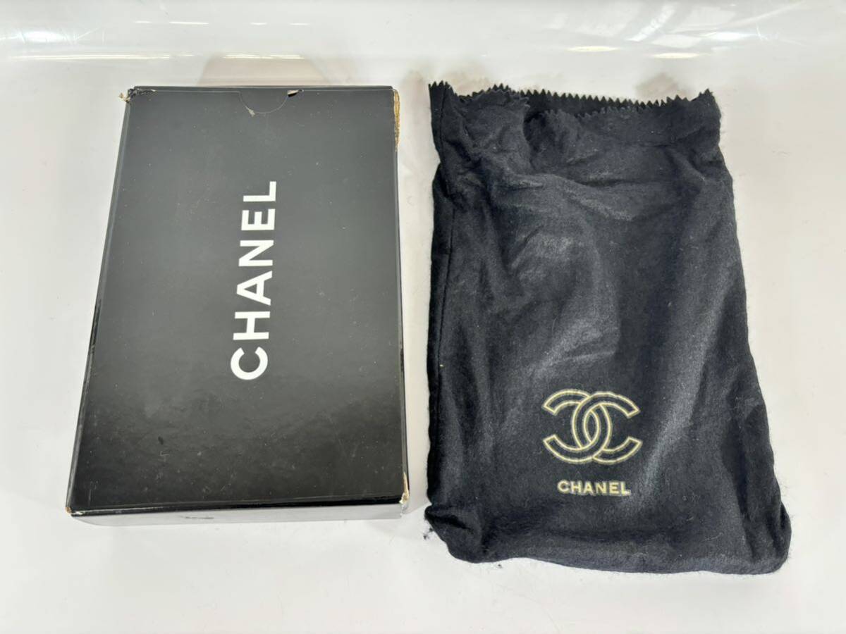 CHANEL シャネル マトラッセ ココマーク レザー チェーン ショルダー バッグ ブラック の画像10